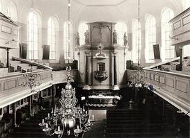 1955 Innenraum der Kirche St. Bartholomäus zu Wilster