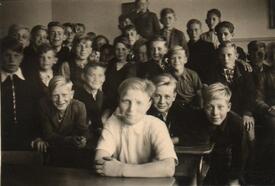 1952 Klasse 7b der Volksschule Wilster
