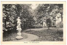 1900 Bürgermeister Garten in der Stadt Wilster