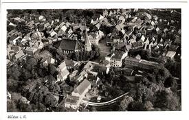 1937 Luftbild aus nördlicher Richtung auf Wilster