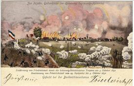 versuchte Erstürmung von Friedrichstadt am 04.10.1850 durch Schleswig-Holsteinische Truppen