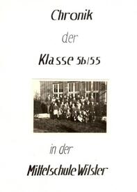 1956 Chronik Klasse 5b der Mittelschule Wilster