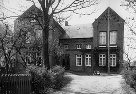 1930 Mittelschule Wilster an der Zingelstraße in der Stadt Wilster