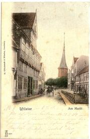 1900 Marktstraße (spätere Op de Göten) in der Stadt Wilster