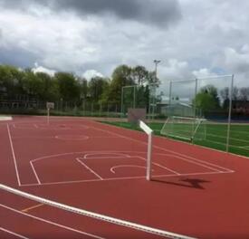 2018 Wiedereröffnung der Sportanlage Wilstermarschstadion in der Stadt Wilster