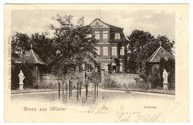 1902 Neues Rathaus - Palais Doos und Bürgermeister Garten in der Stadt Wilster