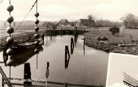 1963 Schleuse Kasenort an der Mündung der Wilsterau in die Stör