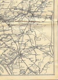 1925 Karte des Kreises Steinburg - M 1 : 125.000 - Ausschnitt