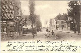 1905 Dorfstraße in Wewelsfleth in der Wilstermarsch