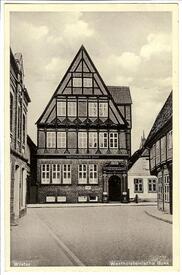 1933 „West-Holsteinische Bank“ in der Schmiedestraße in der Stadt Wilster