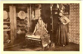 Wilstermarschstube 1750 Frauen in der Tracht der Wilstermarsch 