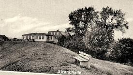 1960 Brokdorf an der Elbe - Gasthaus „Strandhalle“ am Elbedeich