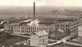 1904 Lederfabrik Falk & Schütt in Rumfleth in der Stadt Wilster
