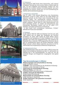 2014 Faltblatt - kieken, klönen, bummeln in Wilster - Stadtplan & Kulturpfad