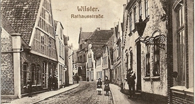 1919 Rathaus Straße in der Stadt Wilster