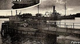 1942 Kudensee, Fähre über den Nord- Ostsee-Kanal