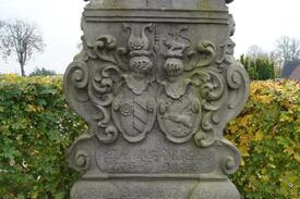 Grabmal von 1639 für den Wilsteraner Königlichen Rat Reimarus Dorn und dessen Ehefrau Margarete Dorns