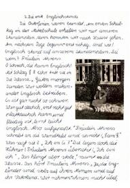 1956 Chronik Klasse 5b der Mittelschule Wilster - Englischstunde mit Lehrerin Catharina Ahrens 