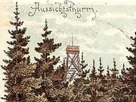 1897 Aussichtsturm Burg in Dithmarscheen