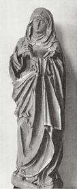 1962 Statuette der Maria in der Kirche St. Nicolai zu Beidenfleth in der Wilstermarsch