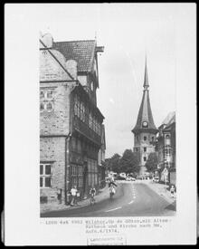 1974 Op de Göten, Markt mit Kirche St. Bartholomäus