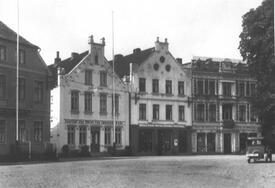 1930 Westseite des Marktplatzes in Wilster