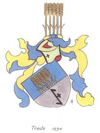 Wappen der Familie Trede aus der Wilstermarsch