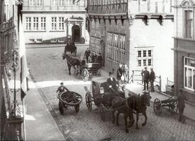 1924 Marktstraße - spätere Op de Göten - in der Stadt Wilster