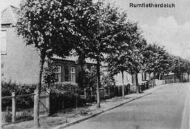 1965 Straße Rumflether Deich in der Stadt Wilster