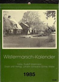 Wilstermarsch-Kalender für das Jahr 1985