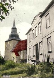 1967 Pastorat und Kirche St. Nicolaus zu Brokdorf, Elbe