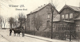 1908 Rathausstraße und Diana Bad