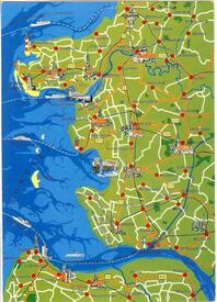 1974 Elbe, Westküste Schleswig-Holstein, Verkehrswege, Kanal, Marschbahn 