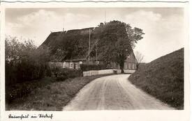 1935 Gehöft am Deich der Stör in Stördorf in der Wilstermarsch