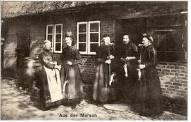 1911 Alte Damen in St. Margarethen beim sogenannten 