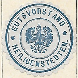 Siegelmarke Gutsvorstand Heiligenstedten