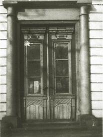 1907 Portal des Großen Gartenhauses im Bürgermeister Garten in der Stadt Wilster