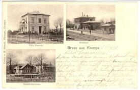 1901 Krempe - Bahnhof an der Marschbahn 