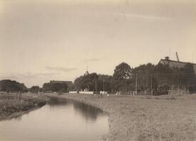 1930 Nortorf-Neuhafener Kanal - Blick auf St. Margarethen in der Wilstermarsch