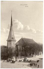 1909 Marktplatz, Kirche St. Bartholomäus zu Wilster