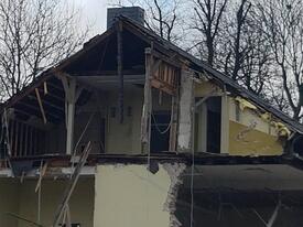 Dezember 2016 Abbruch der Gebäude der ehemaligen Mittelschule Wilster