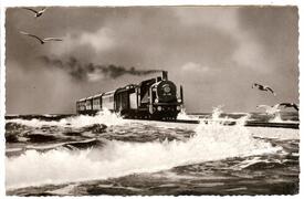 1959 Marschbahn - Hindenburgdamm zur Insel Sylt