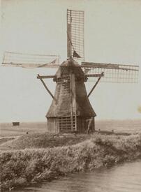 1910 Wilstermarsch Schöpfmühle - eine sogenannte Achtkantmühle