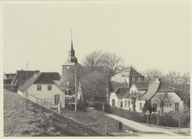 1979 Ortskern und Kirche St. Nicolaus in Brokdorf