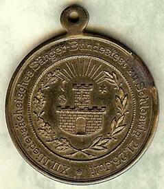 1894 Medaille aus Anlass 40 Jahre Schleswig-Holstein Lied
