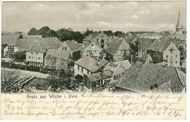 1902 Helgenland und Rosengarten  in der Stadt Wilster
