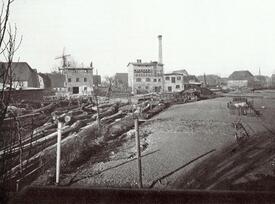 1874 Blick über das Helgenland in Wilster