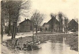1904 Wewelsfleth - Hafen mit Logier- und Gasthaus