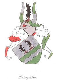 Wappen der Familie Beimgraben aus der Wilstermarsch