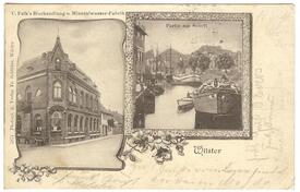 1904 Falk´s Bierhandlung und Gaststätte  bei der Schott Brücke